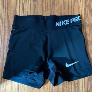 Nike Pro Black Spandex Shorts